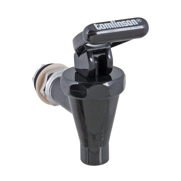 Faucet , 5/8-18 Thd, Black Plst